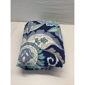 PB Dorm Natalie Twin Duvet Cover Navy Blue Boy/ Girl paisley 68‎ x 86